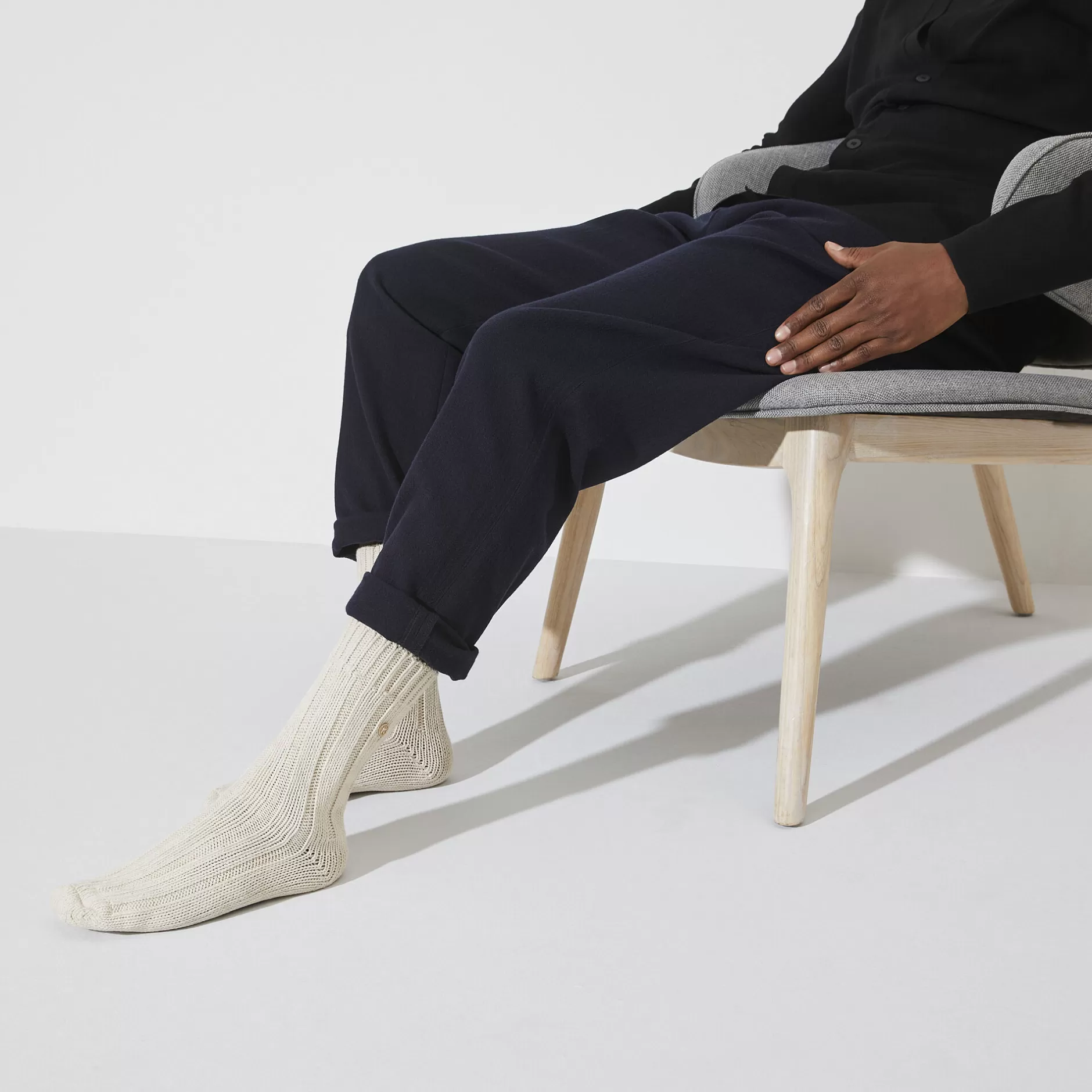 Birkenstock Cotton Twist Herrer Off White Fashion