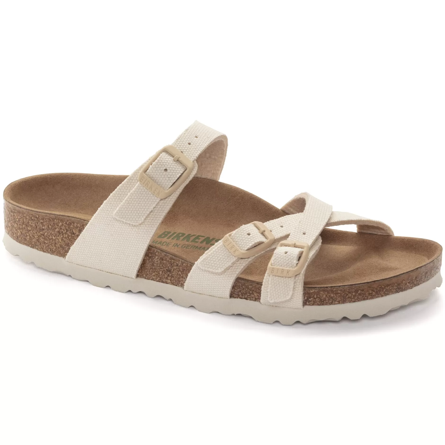 Birkenstock Franca Vegan Canvas Eggshell Flash Sale