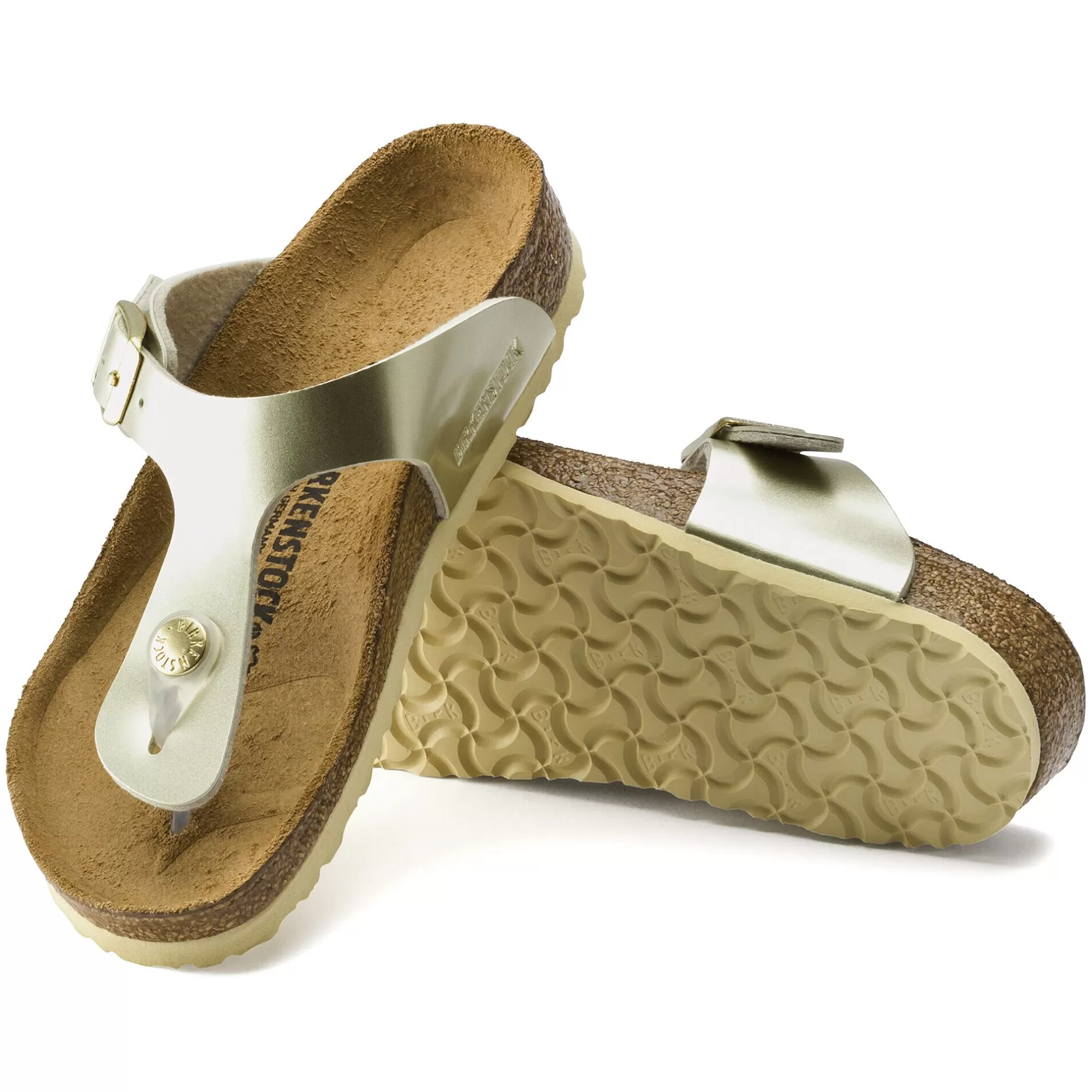 Birkenstock Gizeh Kids Electric Metallic Gold New
