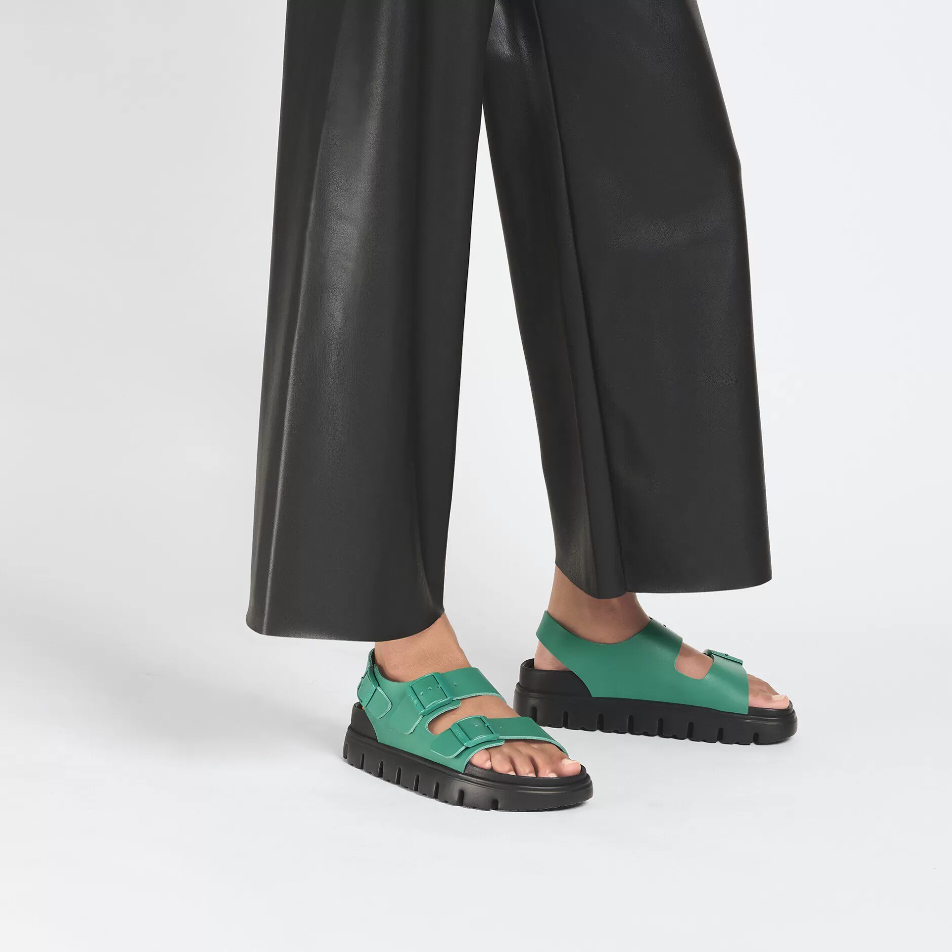 Birkenstock Milano Chunky Digital Green Hot