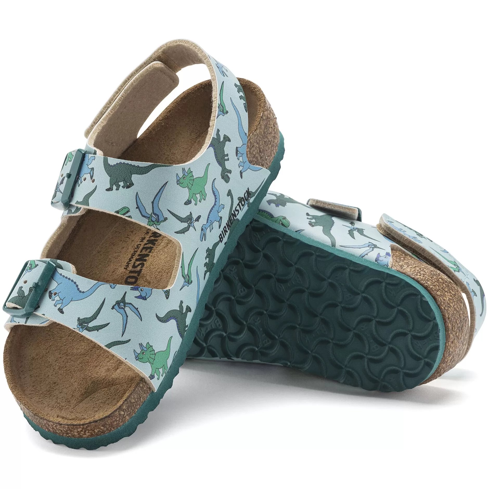 Birkenstock Milano Hl Kids Big Dino Light Blue Cheap