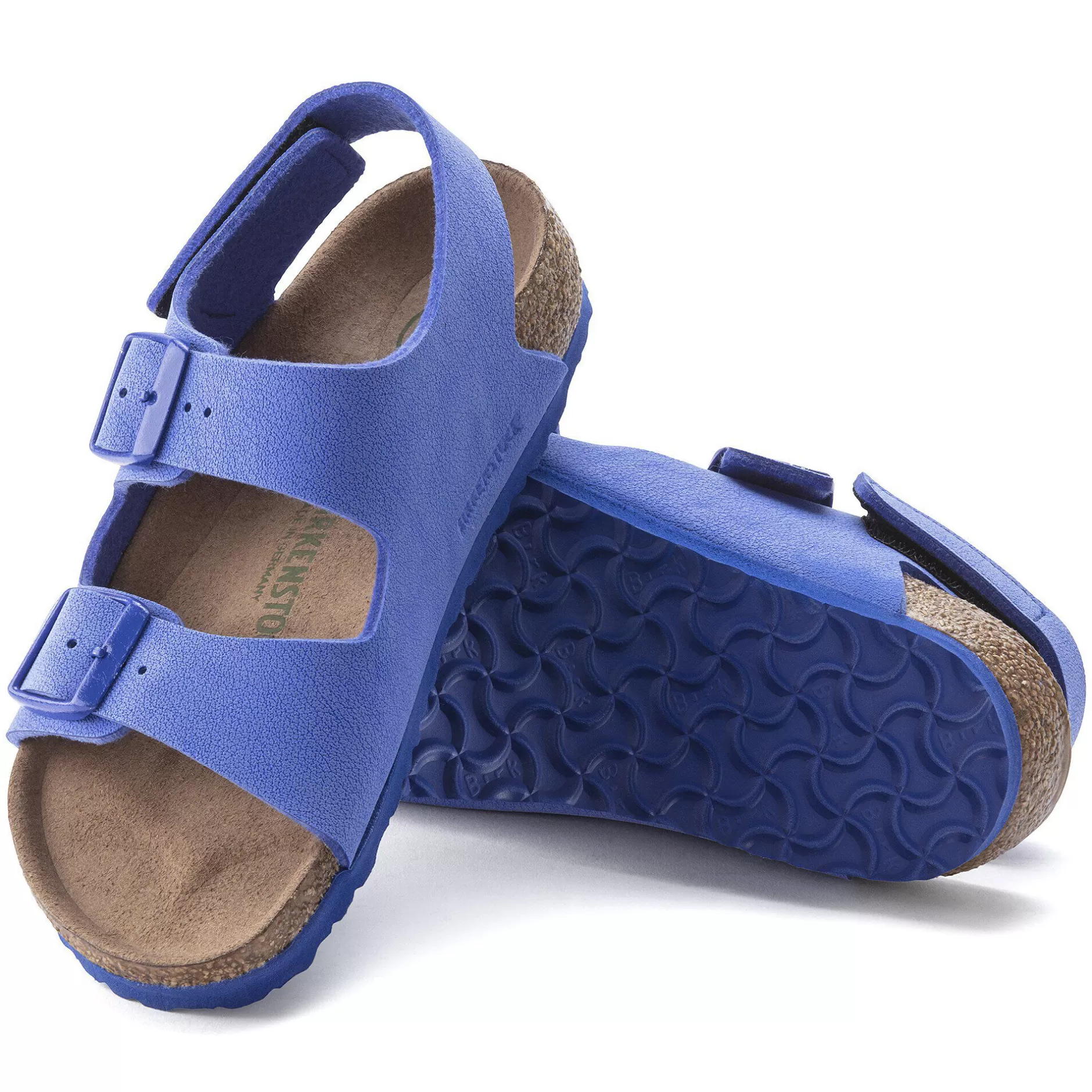 Birkenstock Milano Kids Vegan Ultra Blue Flash Sale